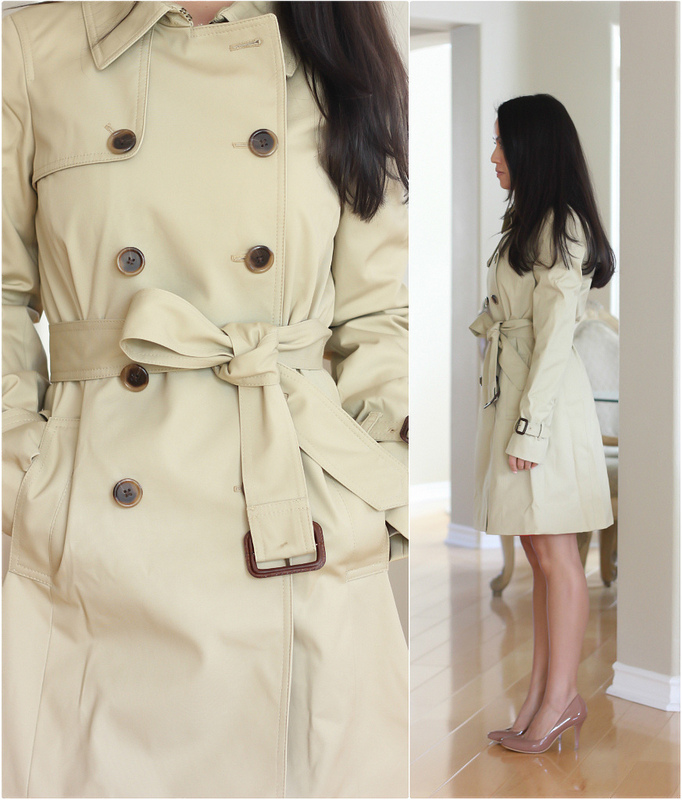 Review: J.Crew Icon Trench vs. Wool Cashmere Icon Trench | Stylish ...