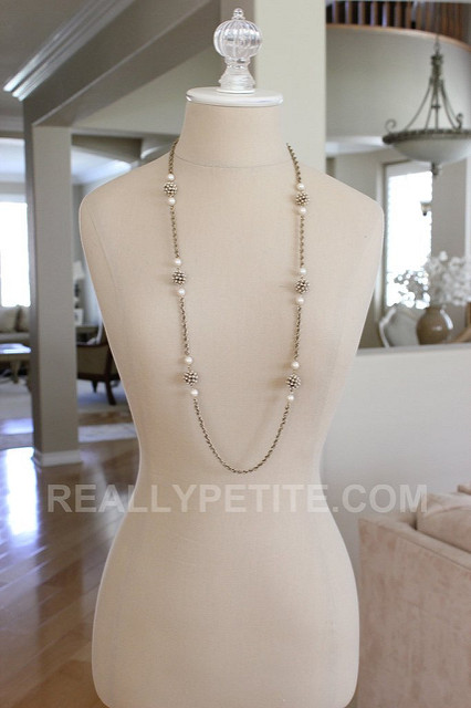 DRESS FORM WITH ANN TAYLOR NECKLACE