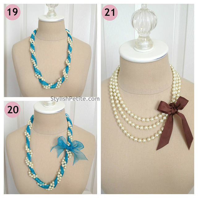 How to wear a 60" Pearl Necklace 21 ways6