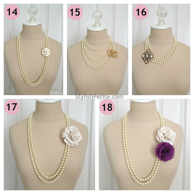How to wear a 60" Pearl Necklace 21 ways5