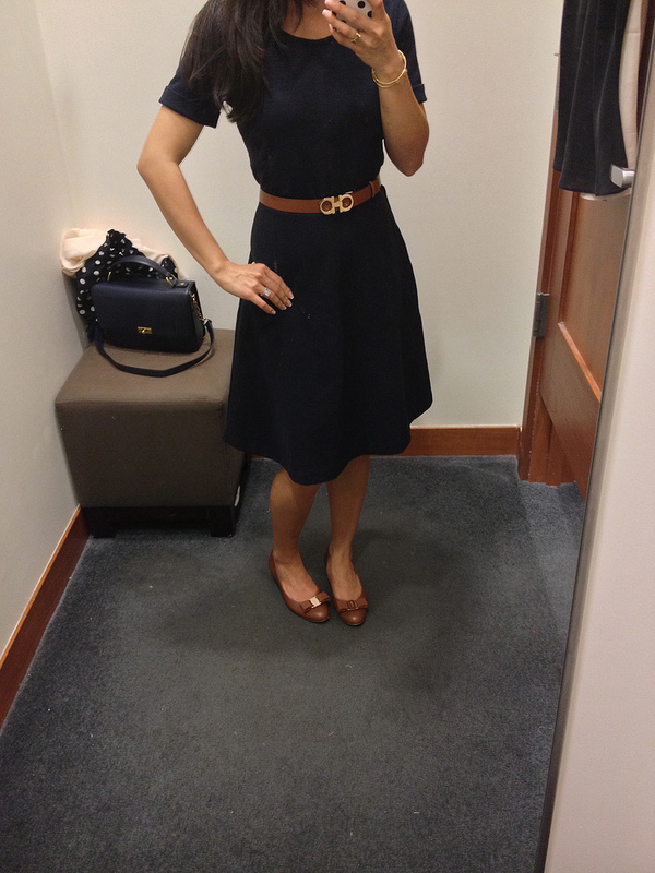 J crew outlet ponte dress