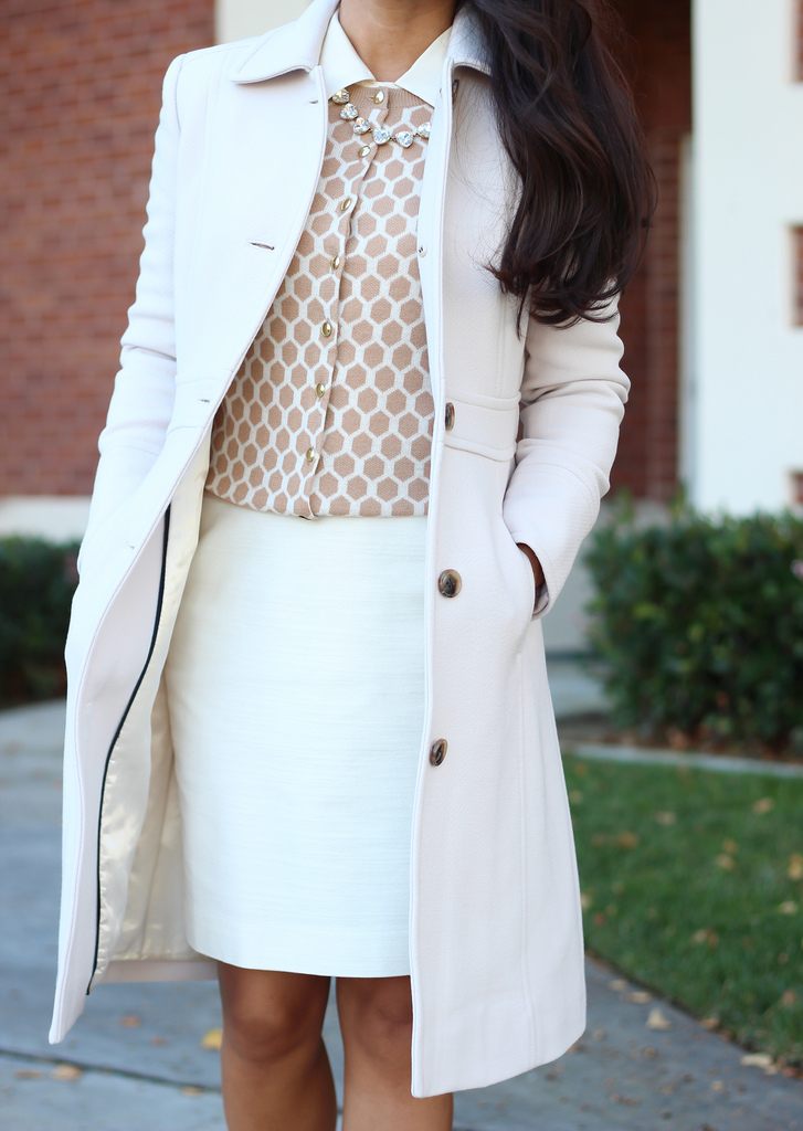 J.Crew Lady Day Coat in 00P and Honeycomb Cardigan-11