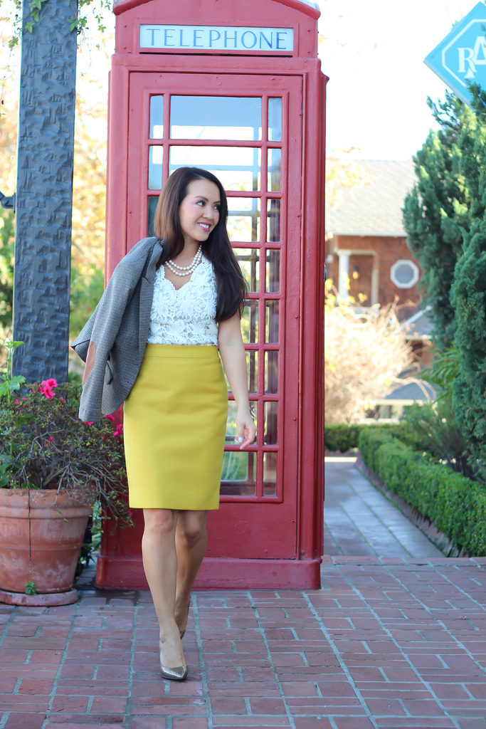 Mustard, Lace and Houndstooth-6