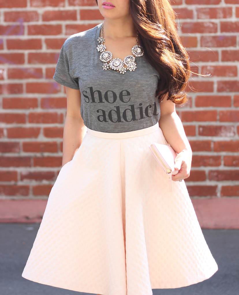 Ily Couture Shoe Addict Tee and Opera Bib Necklace-20