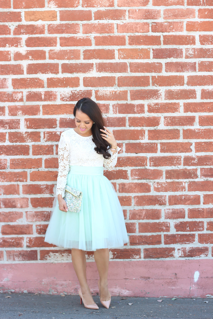 Mint Tulle and Lace-2