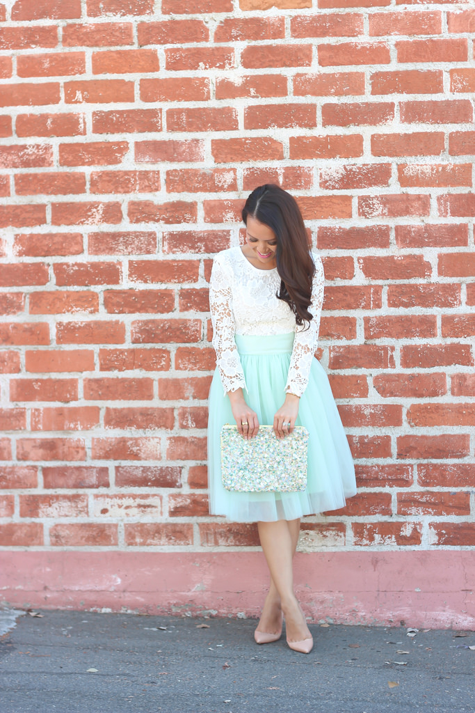 Mint Tulle and Lace-11