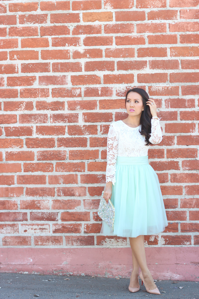 Mint Tulle and Lace-7