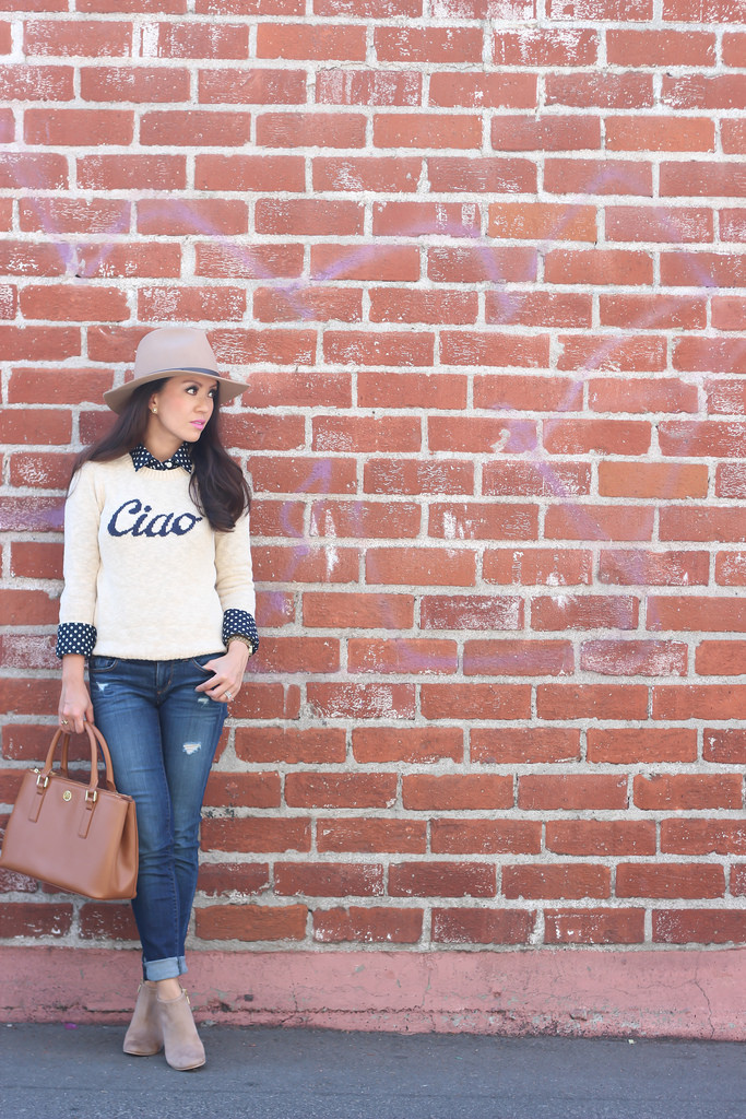 Ciao Sweater and Suede Ankle Boots-15