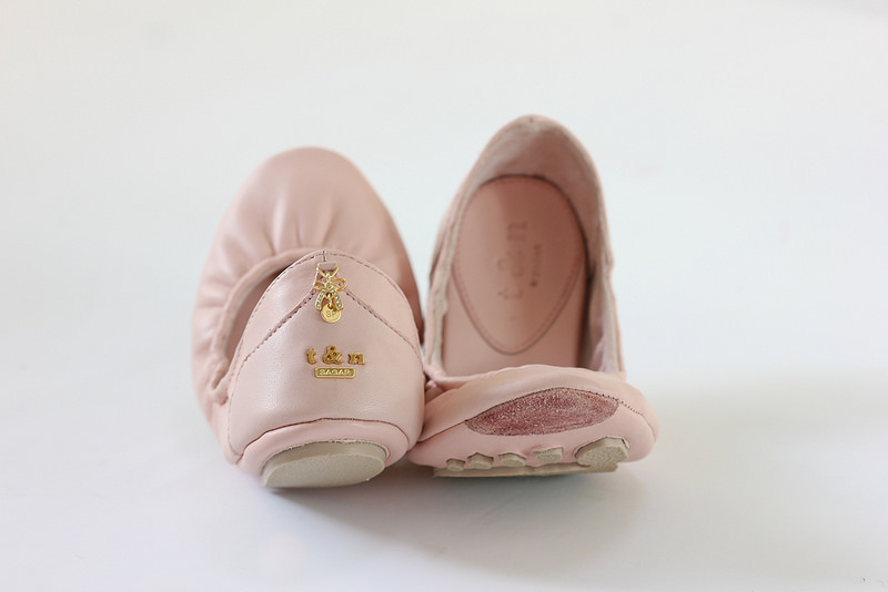 T&N Collection Blush Ballet Flats-3