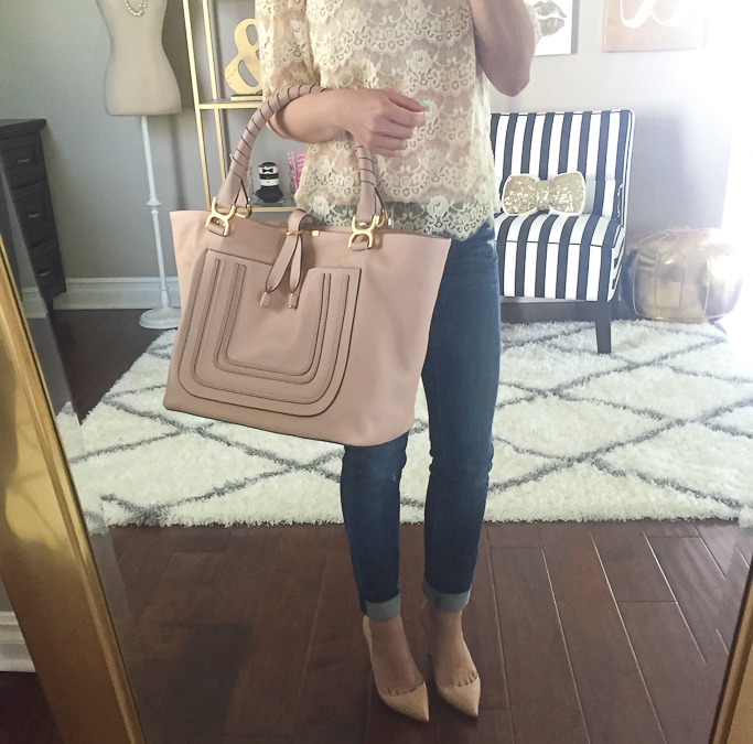 Chloe Marcie new leather tote