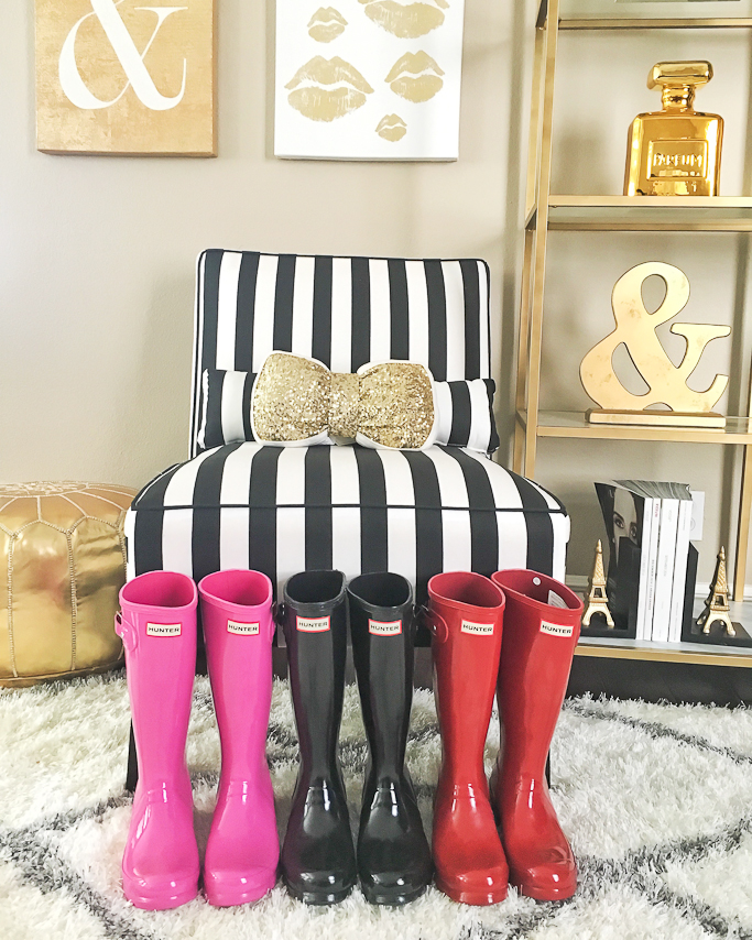 Hunter boots big kids pink hunter boots red glossy hunter boots home decor