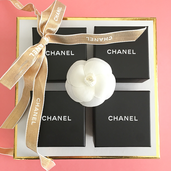 Chanel crystal logo gold earrings Giveaway Stylish Petite 7 days of giveaways