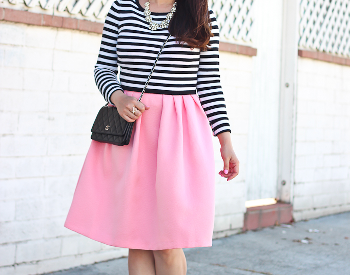 Pink, Polka Dots and Bold Stripes - Stylish Petite