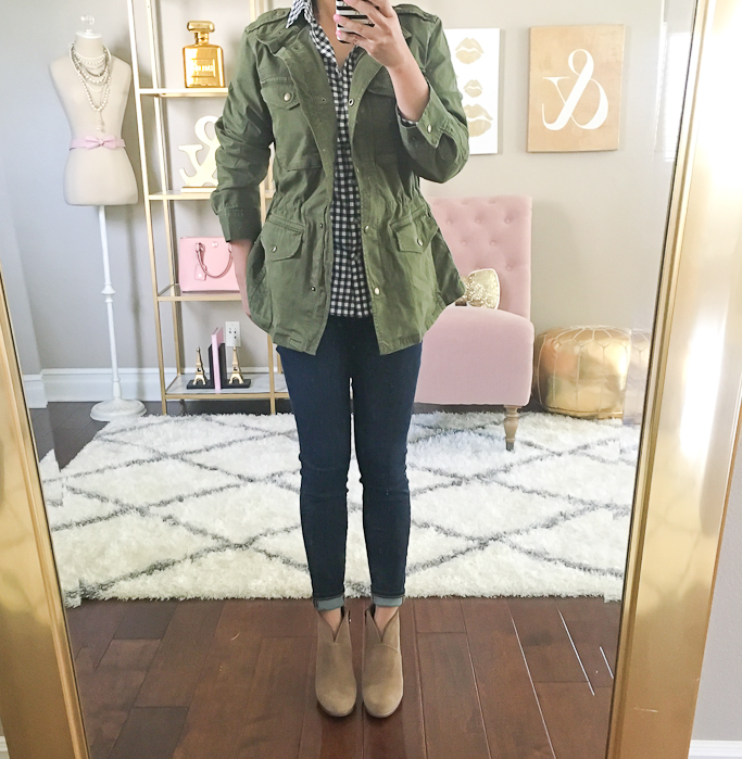 gap military jacket womens