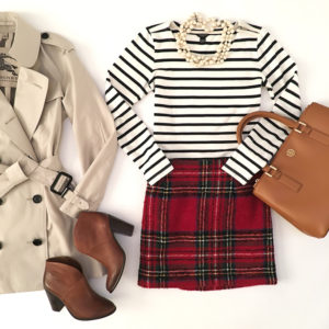 Plaid Triangle Scarf, Plaid Skirt, Burberry Trench Coat