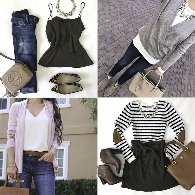stylish petite insta roundup fall outfits collage