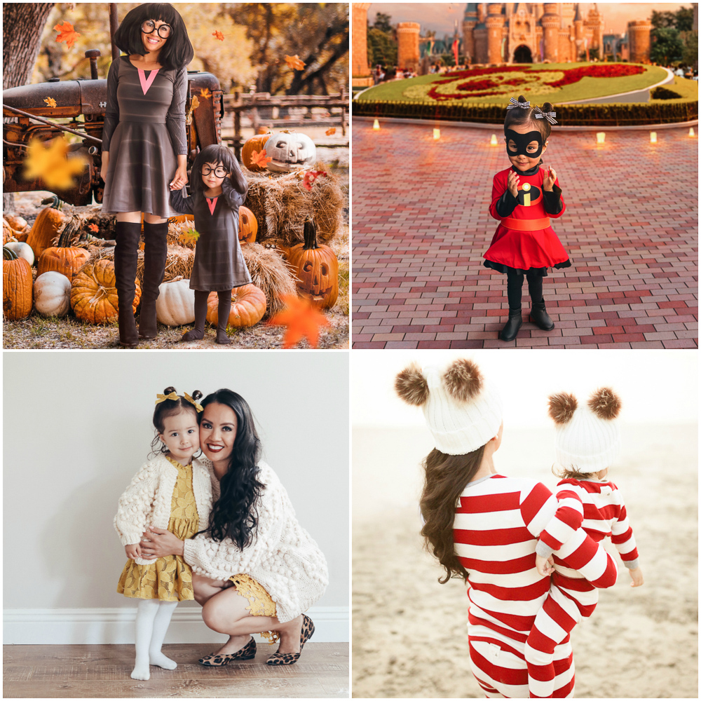 Mommy and me halloween costumes fall outfits christmas pajamas