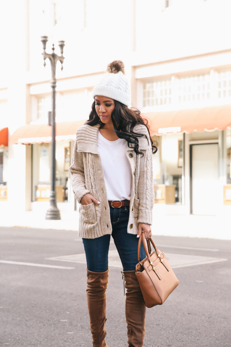 Casual Thanksgiving Outfit Idea for under $100 | Stylish Petite