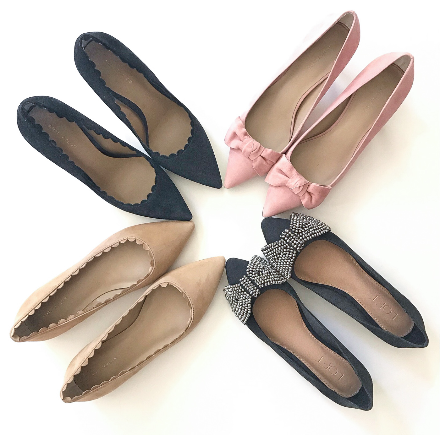 Scalloped And Bow Shoes Weekend Sales Stylish Petite