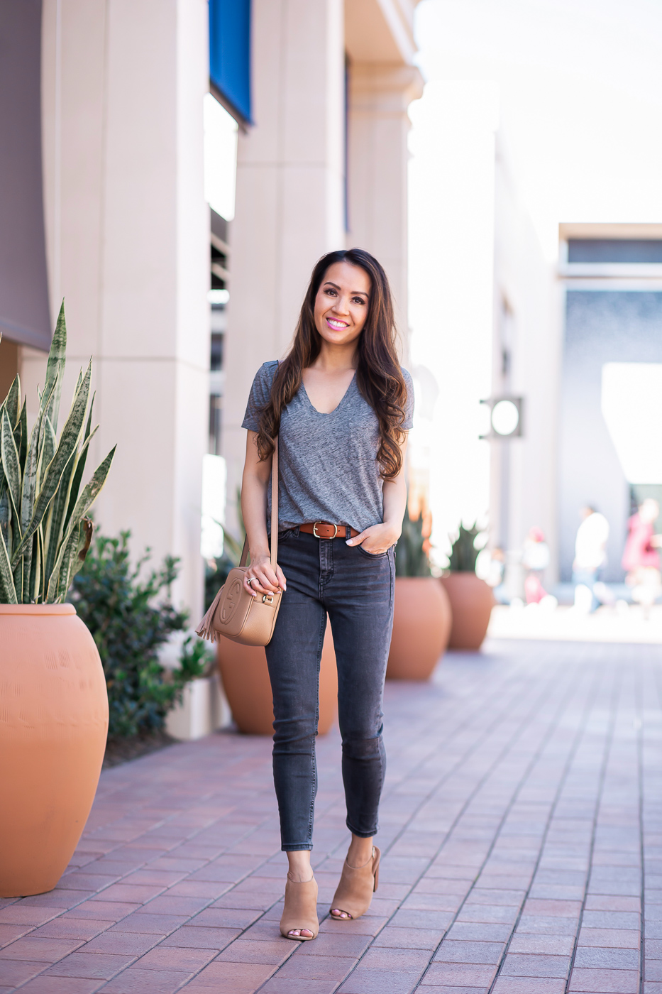 Casual Weekend Outfit: Petite Gray 