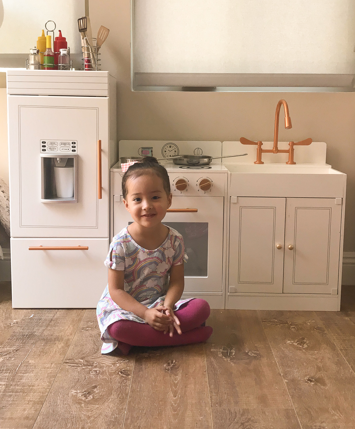 Review White And Rose Gold Paris Play Chef Kitchen Stylish Petite