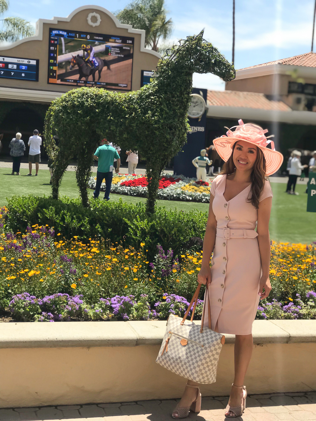 Summer Work Outfit + Del Mar Race Track - Stylish Petite