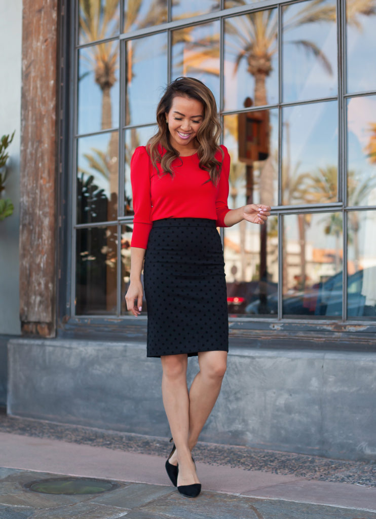 Holiday Work Party Outfit Idea - Stylish Petite